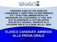 AMMESSI PROVA ORALE