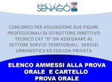 AMMESSI PROVA ORALE E CARTELLO PROVA ORALE
