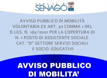 AVVISO PUBBLICO DI MOBILITÀ VOLONTARIA SETTORE SERVIZI SOCIALI E SOCIO-EDUCATIVI