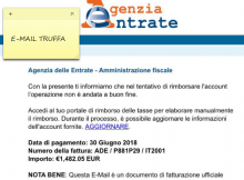 Agenzia delle Entrate truffa