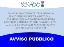 BANDO DI CONCORSO SETTORE SERVIZI SOCIALI E SOCIO EDUCATIVI