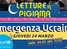 BICS LETTURE IN PIGIAMA SERATA IN STREAMING PER EMERGENZA UCRAINA