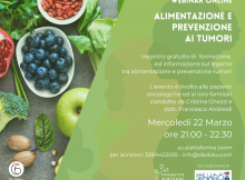 Webinar Online - Alimentazione e Prevenzione ai Tumori