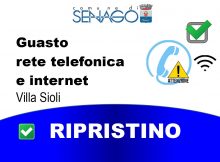 RIPRISTINO LINEA TELEFONICA E RETE INTERNET IN VILLA SIOLI