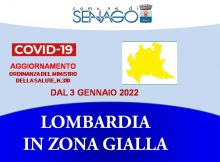 ZONA GIALLA DAL 3 GENNAIO