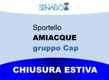 amiacque chiusura estiva
