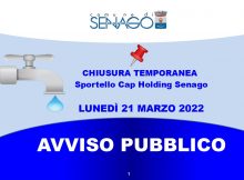 chiusura temporanea sportello cap Holding