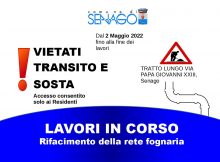 lavori in corso rete fognaria
