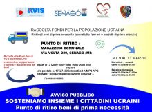 punto di ritiro magazzino comunale via volta 230_ raccolta fondi popolazione ucraina