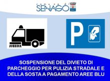 sospensione sosta a pagamento e divieto parch pulizia stradale